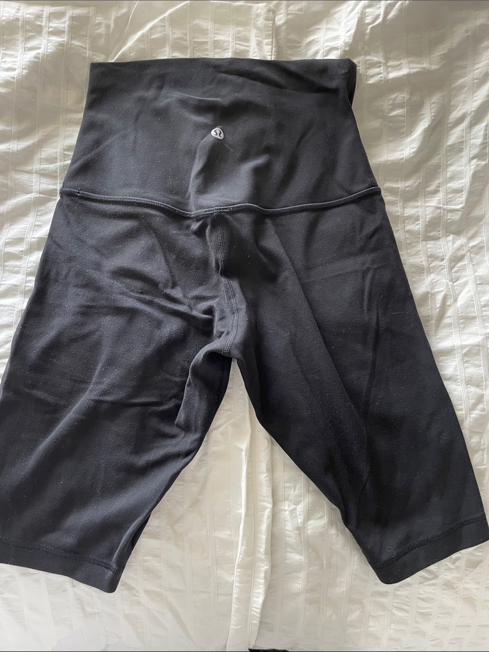 Lululemon High-Waist Black Biker Shorts 4
